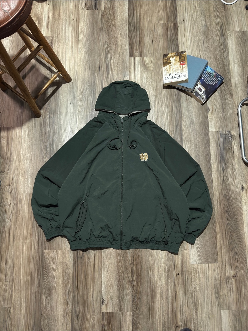 Vintage Notre Dame Weatherproof Garment Company Lined Jacket • Size 2XL